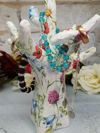 Decoupage Tree Ring Holder - Quantock Inspiration