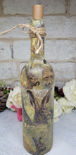 Load image into Gallery viewer, Decoupage Wildlife Bottle Lamp - Quantock Inspiration
