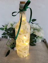 Load image into Gallery viewer, Decoupage Wildlife Bottle Lamp - Quantock Inspiration
