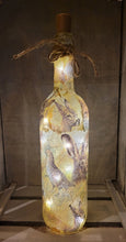 Load image into Gallery viewer, Decoupage Wildlife Bottle Lamp - Quantock Inspiration
