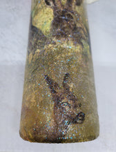 Load image into Gallery viewer, Decoupage Wildlife Bottle Lamp - Quantock Inspiration
