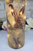 Load image into Gallery viewer, Decoupage Wildlife Bottle Lamp - Quantock Inspiration
