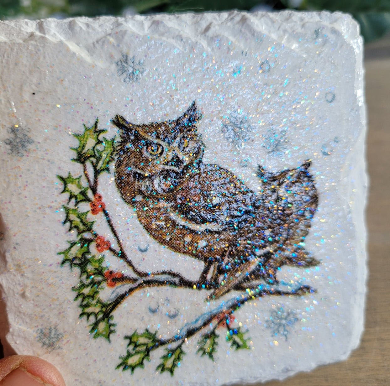 Decoupage Wildlife Slate Coasters - Quantock Inspiration