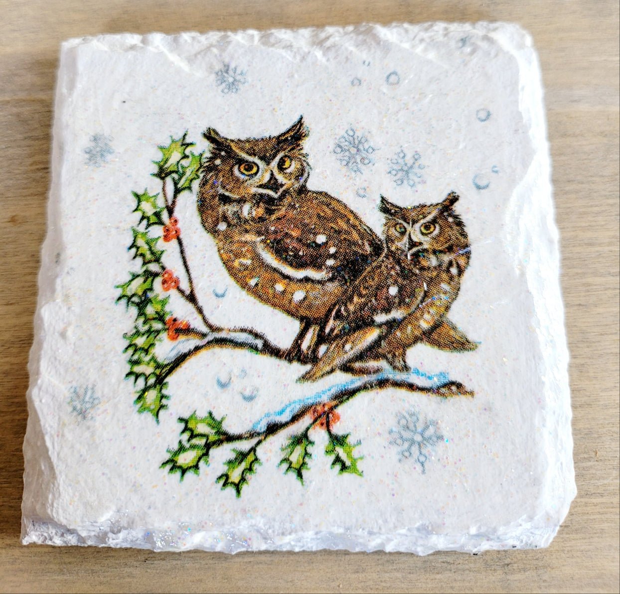 Decoupage Wildlife Slate Coasters - Quantock Inspiration