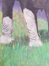Load image into Gallery viewer, Elephant Pastel Painting - Quantock Inspiration
