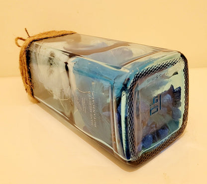 Filled Gin Bottle Lamp - Quantock Inspiration