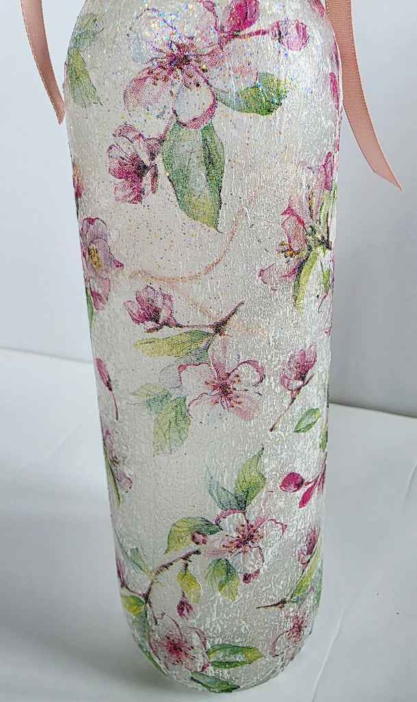 Handmade Floral Bottle Lamp & Flower Pot Gift Set | Nature-Inspired Home Décor | Quantock Inspiration