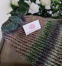 Load image into Gallery viewer, Multi coloured Knitted Slouch Hat - Quantock Inspiration
