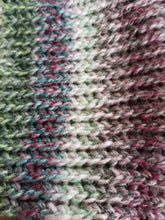 Load image into Gallery viewer, Multi coloured Knitted Slouch Hat - Quantock Inspiration
