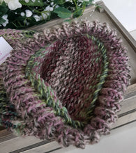 Load image into Gallery viewer, Multi coloured Knitted Slouch Hat - Quantock Inspiration
