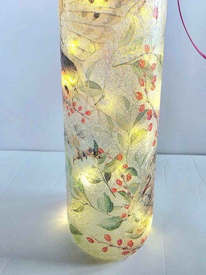 Barn Owl Bottle Lamp | Nature-Inspired Woodland Light | Quantock Inspiration