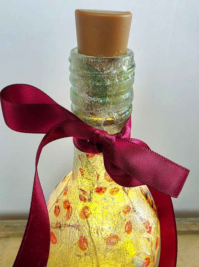 Barn Owl Bottle Lamp | Nature-Inspired Woodland Light | Quantock Inspiration