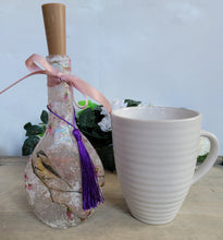 Load image into Gallery viewer, Pair of Miniature Decoupage Bottle Lamps - Quantock Inspiration

