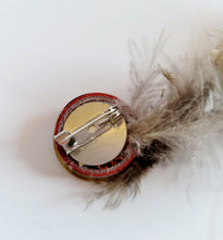Load image into Gallery viewer, silver metal pin on the back of a shotgun cartridge
