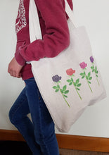 Load image into Gallery viewer, Rose Print Tote Bag - Quantock Inspiration
