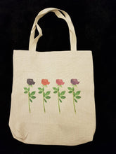 Load image into Gallery viewer, Rose Print Tote Bag - Quantock Inspiration
