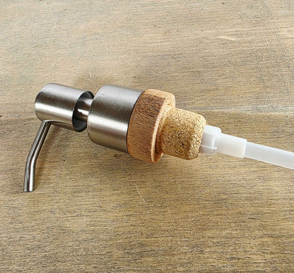 Wildflower Soap Dispenser | Recycled Glass Bathroom & Kitchen Accessory | Quantock Inspiration