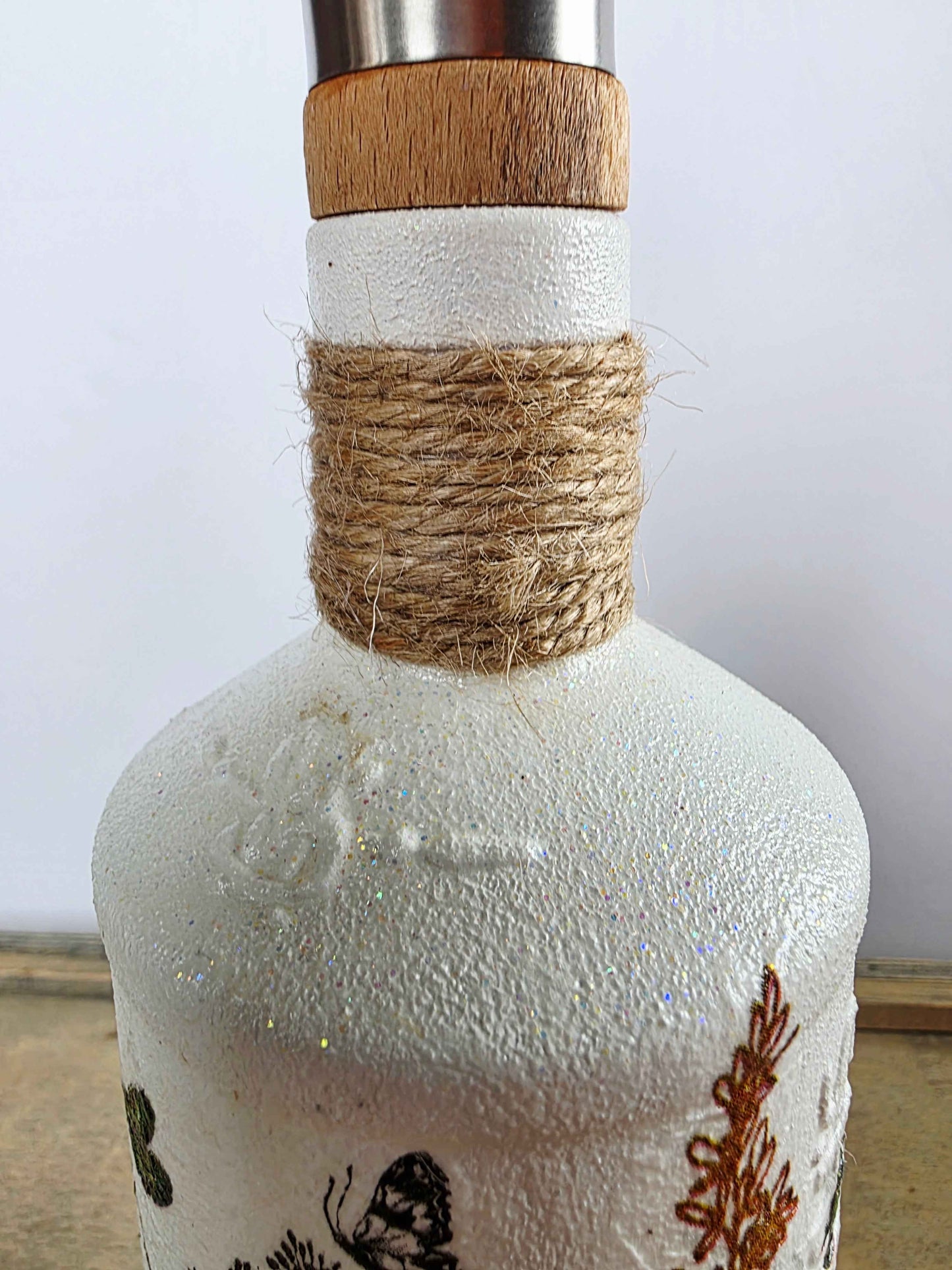 Wildflower Soap Dispenser | Recycled Glass Bathroom & Kitchen Accessory | Quantock Inspiration