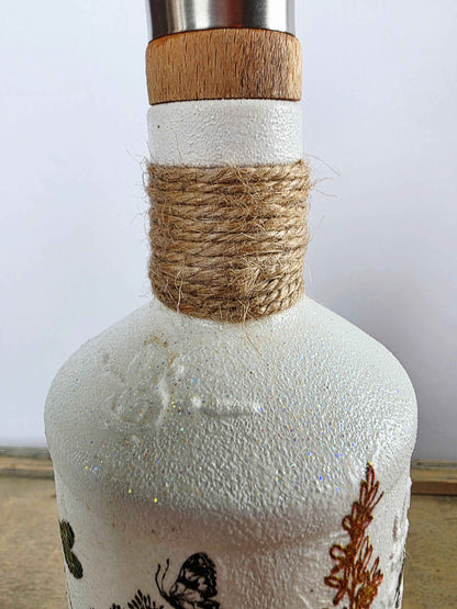 Wildflower Soap Dispenser | Recycled Glass Bathroom & Kitchen Accessory | Quantock Inspiration