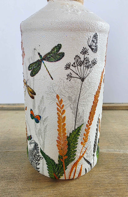Wildflower Soap Dispenser | Recycled Glass Bathroom & Kitchen Accessory | Quantock Inspiration